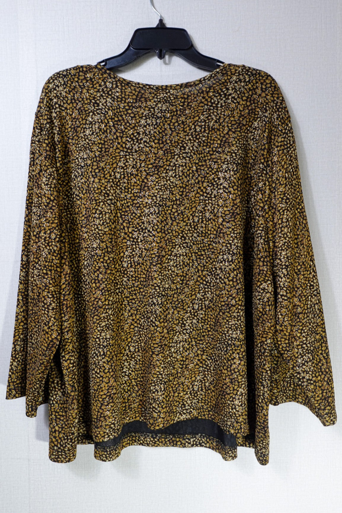 Koret Woman, 3/4 SLEEVE TOP, 3X, Polyester, Spandex