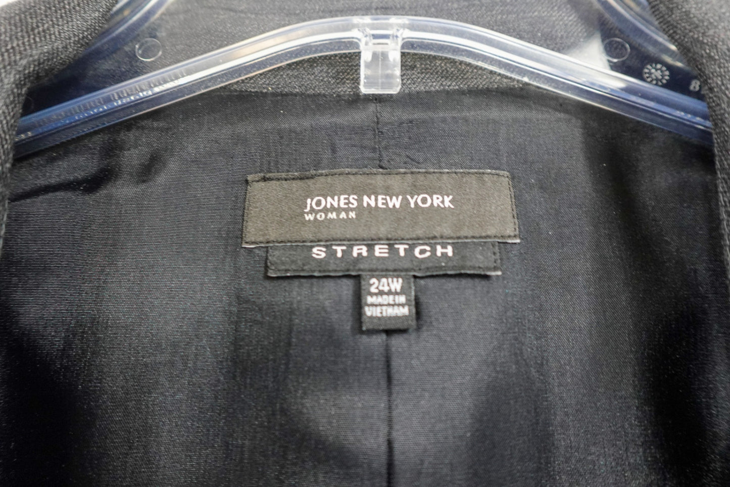 Jones New York, Blazer, 24W, Polyester, Rayon, Spandex, Acetate