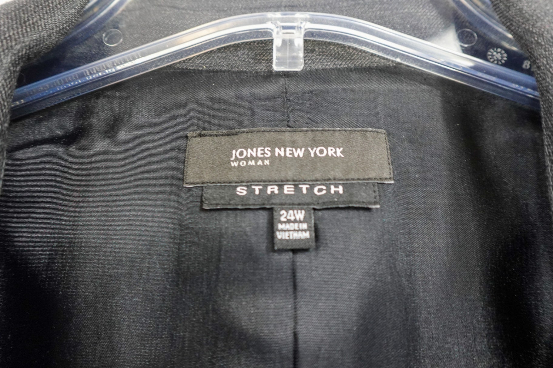 Jones New York, Blazer, 24W, Polyester, Rayon, Spandex, Acetate