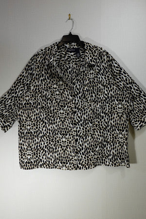 Maggie Barnes, 3/4 Sleeve Top, 3X 26/28W, Polyester, Spandex