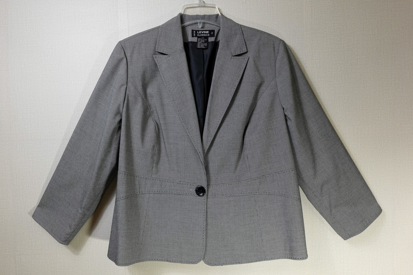 Levine Classics, Blazer, 24W, Polyester, Rayon, Spandex