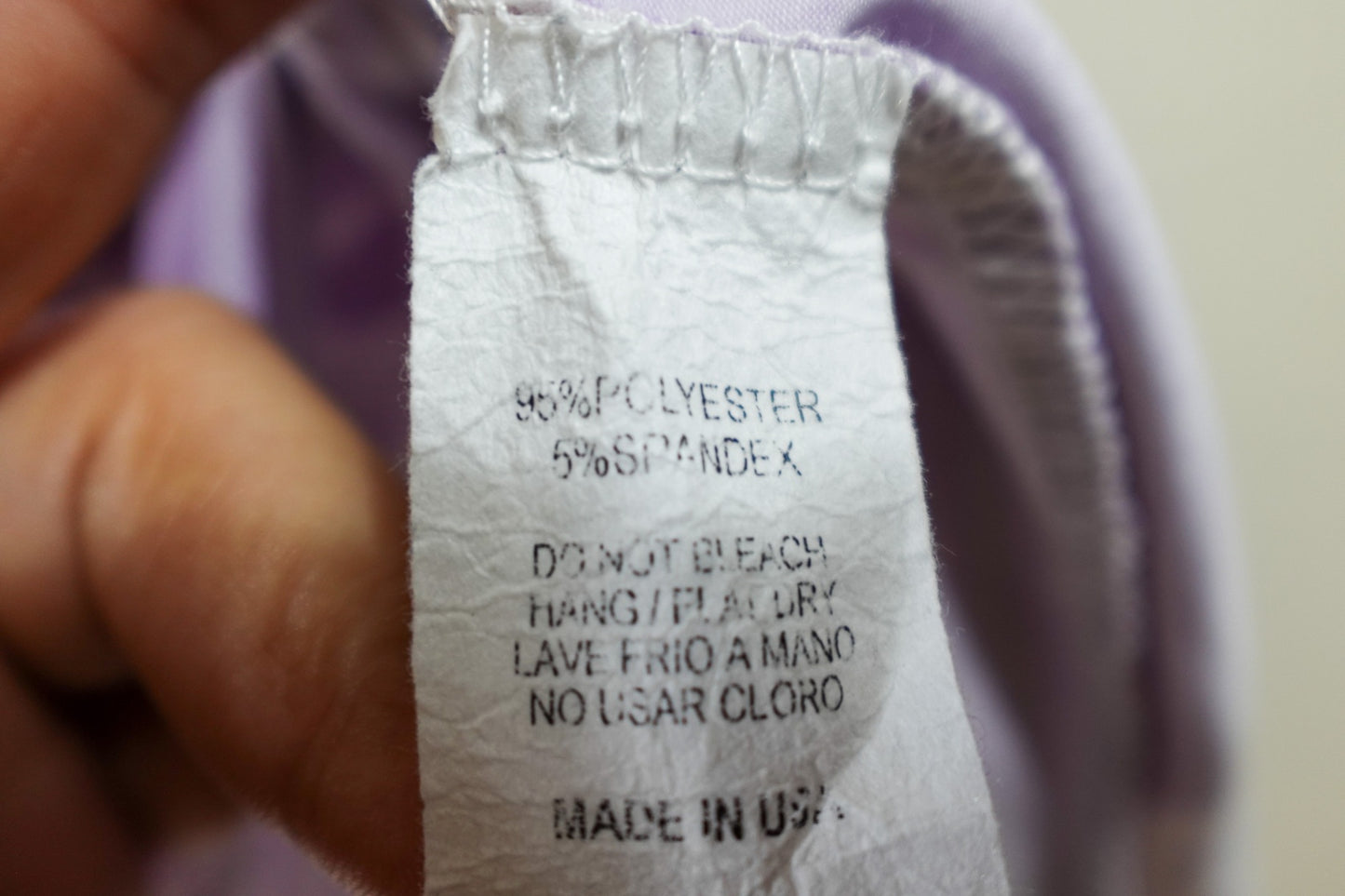 (No Label), 3/4 SLEEVE TOP, 2X, Polyester, Spandex