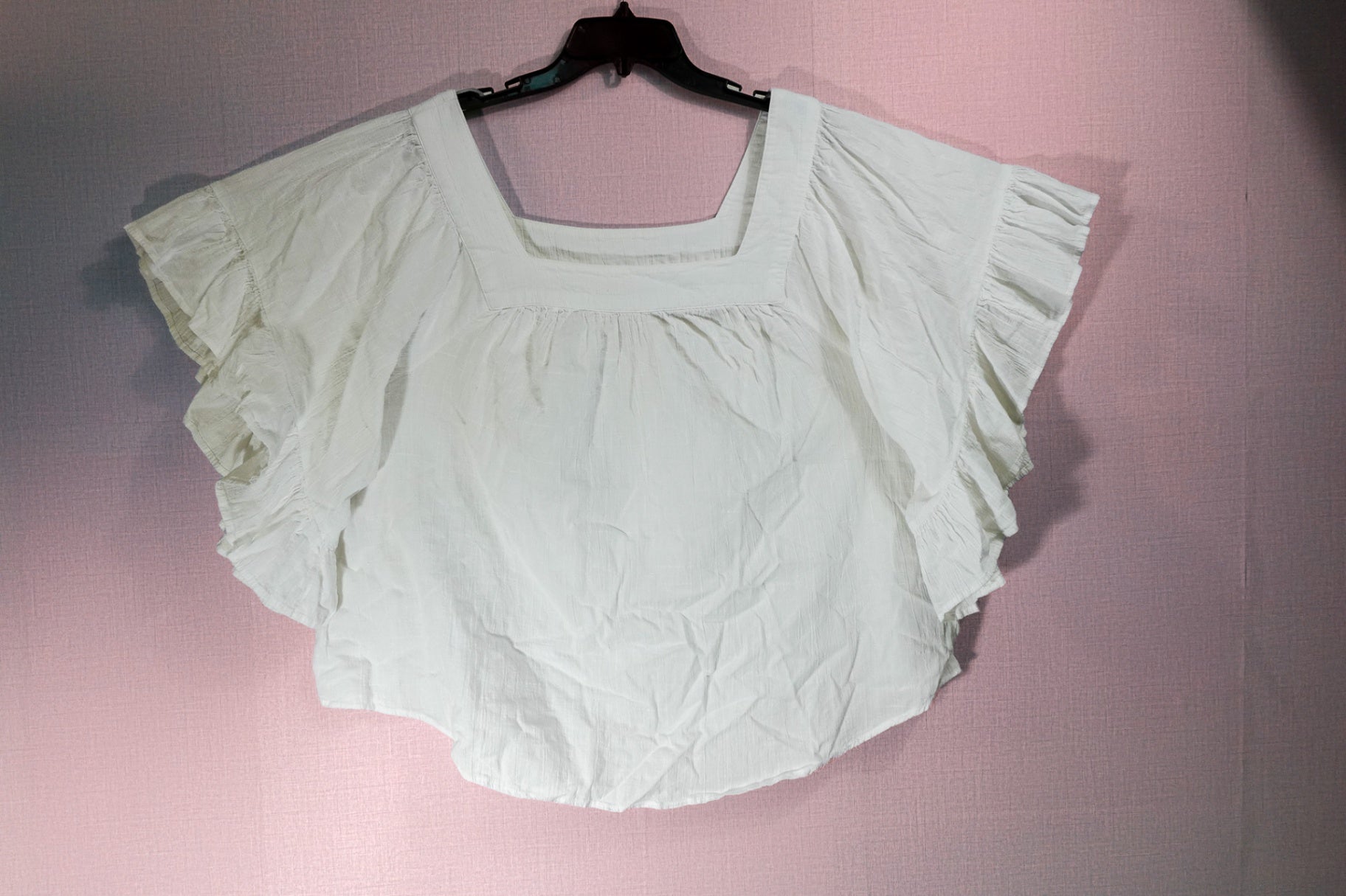 Terra & Sky, Short Sleeved Top, 20/22W, Cotton