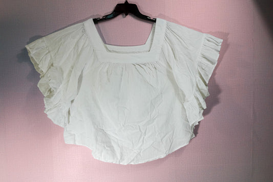 Terra & Sky, Short Sleeved Top, 20/22W, Cotton