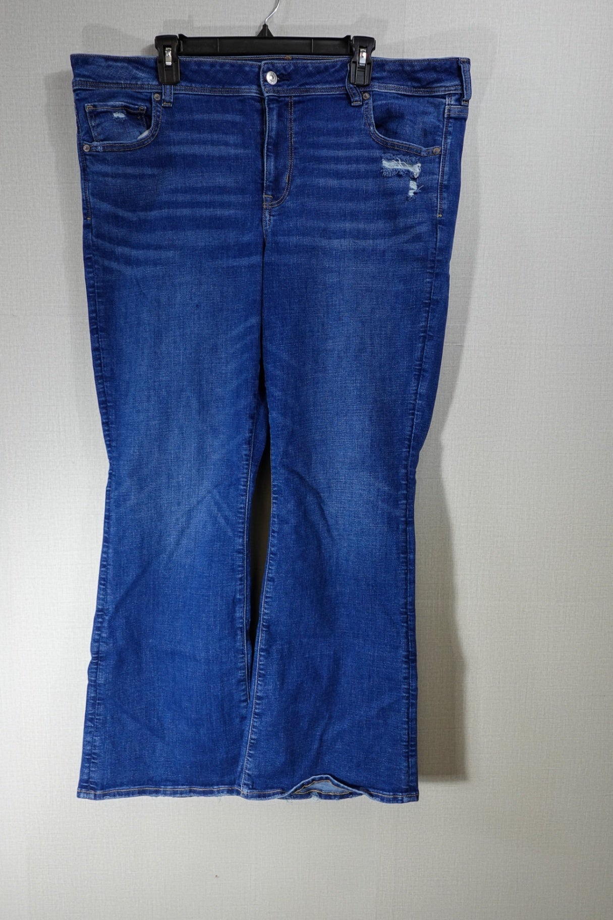 American Eagle Outfitters, Jeans flare, 20R, Denim, Cotton, Polyester, Elastane