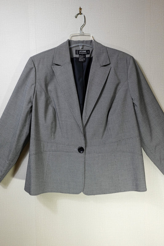 Levine Classics, Blazer, 24W, Polyester, Rayon, Spandex