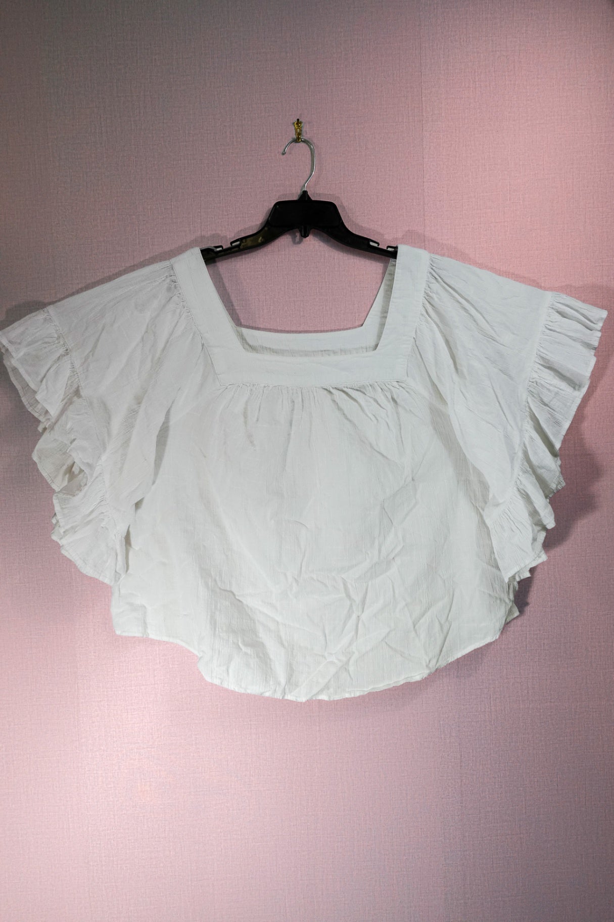Terra & Sky, Short Sleeved Top, 20/22W, Cotton