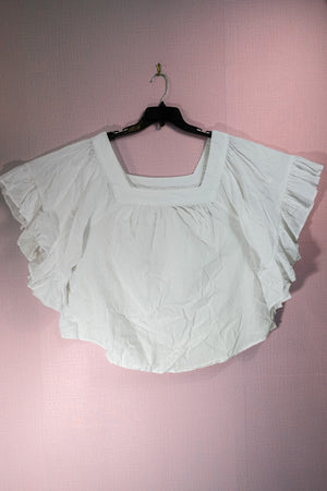 Terra & Sky, Short Sleeved Top, 20/22W, Cotton