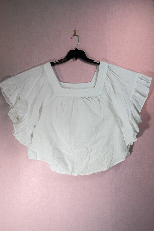 Terra & Sky, Short Sleeved Top, 20/22W, Cotton