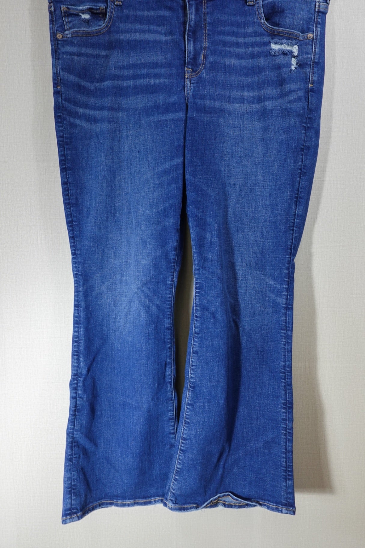 American Eagle Outfitters, Jeans flare, 20R, Denim, Cotton, Polyester, Elastane