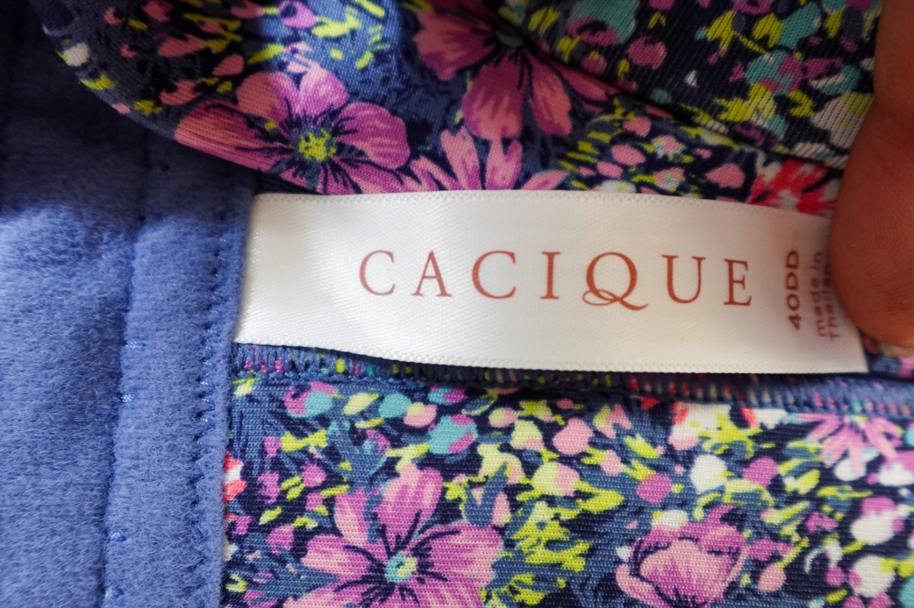 Cacique, New Bra, 40DD, Recycled Nylon, Nylon, Spandex