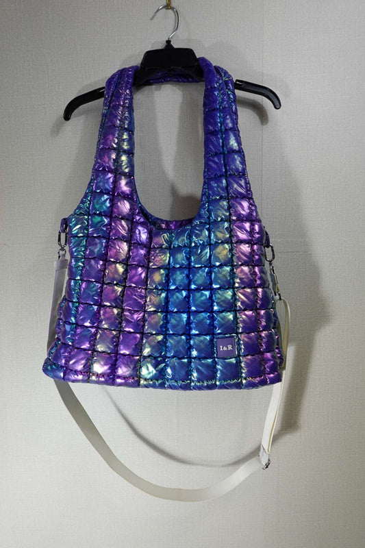 Iris & Rainbow, Oversize, One Size, Quilted Nylon