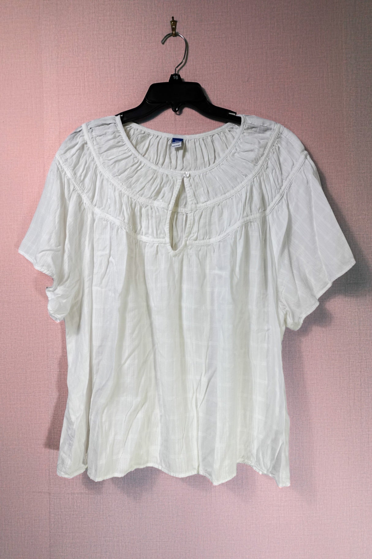Old Navy, Short Sleeved Top, 2X, Cotton, Rayon, Viscose