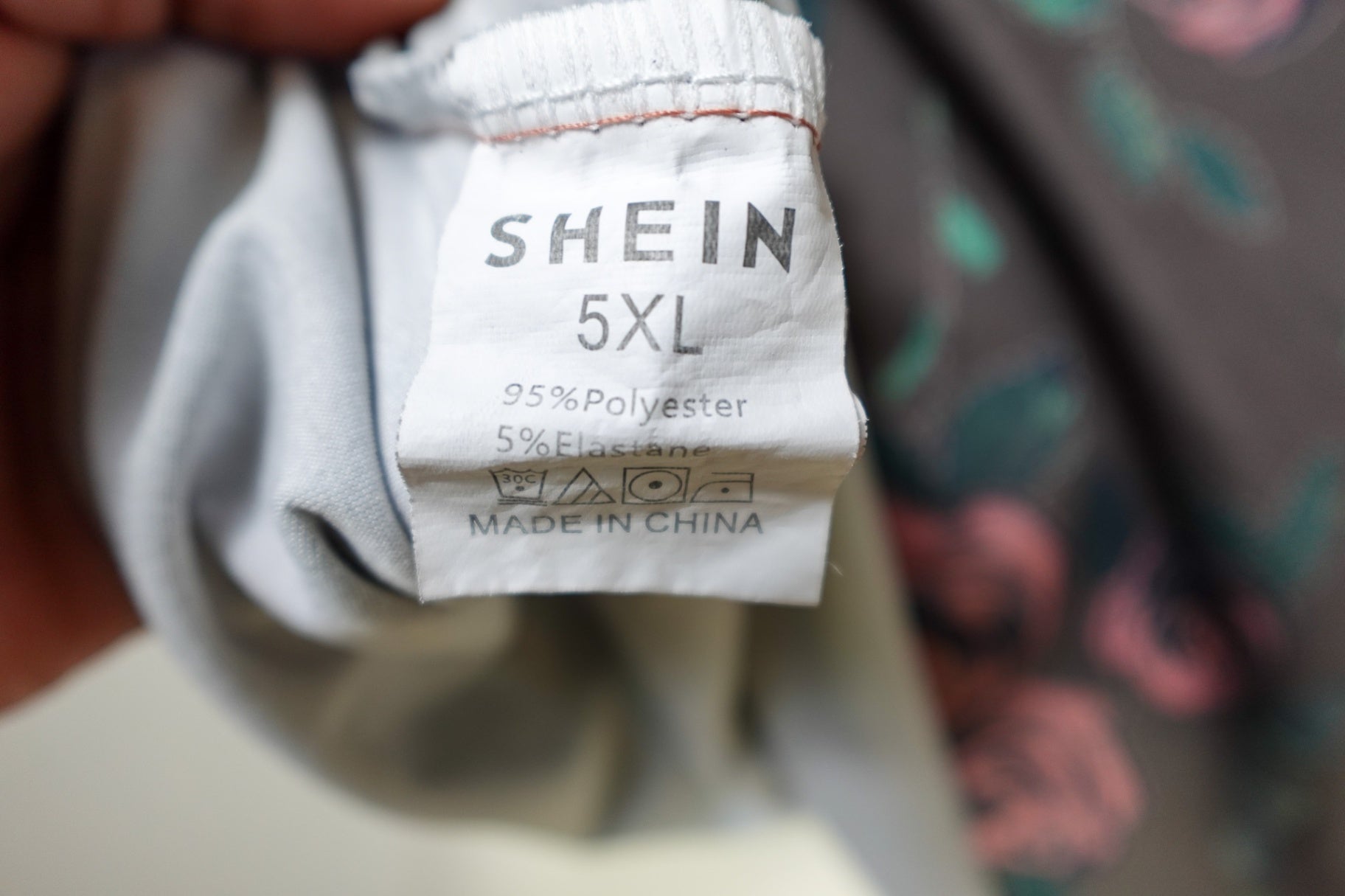 Shein, Short Sleeved Top, 5XL, Polyester, spandex