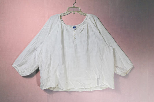 Old Navy, Short Sleeved Top, 3X, Cotton
