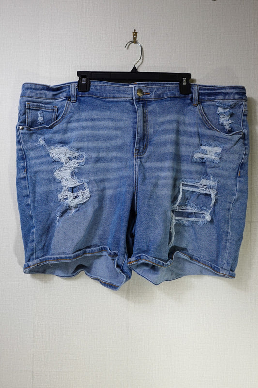 Lane Bryant, Shorts, 24, Denim, Cotton, Polyester, Spandex, Other Fiber