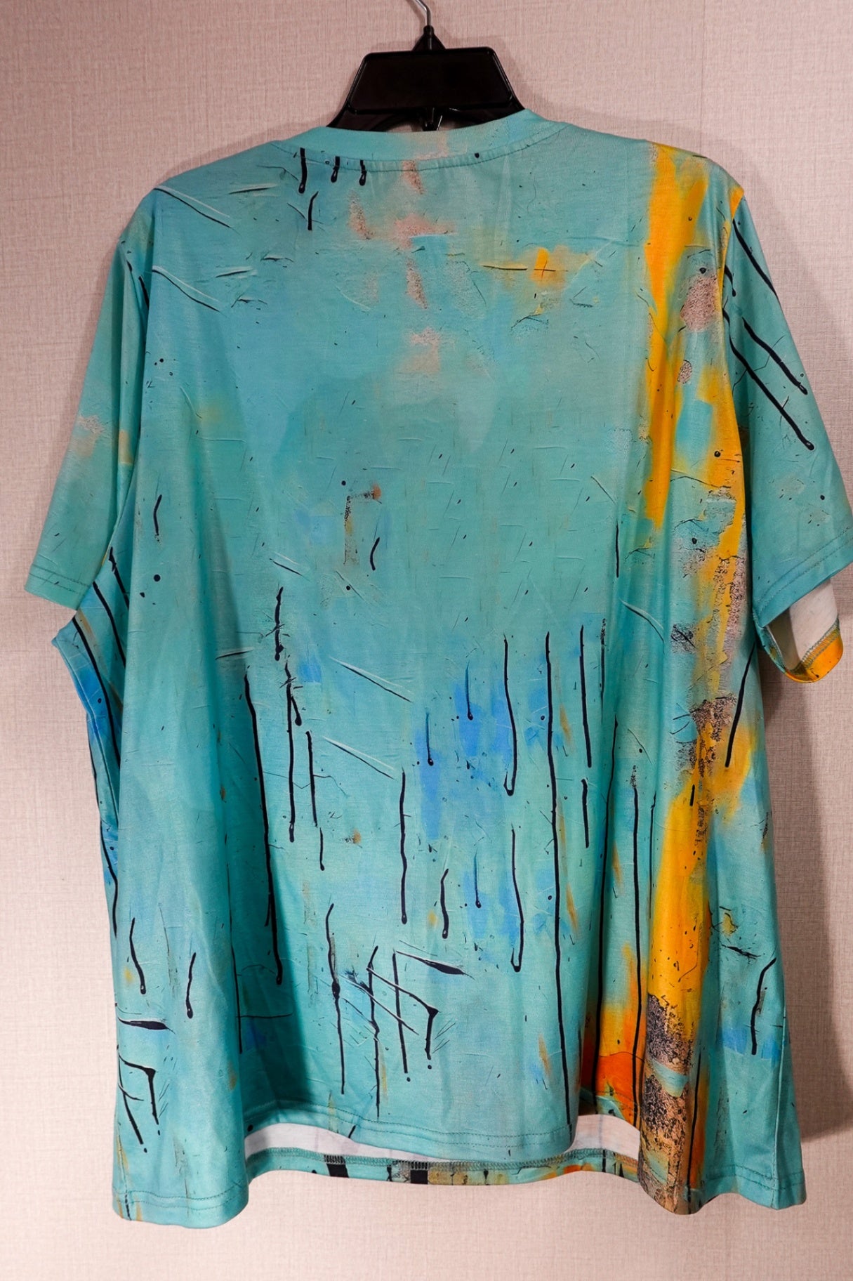(No Label), Short Sleeved Top, 3XL (runs small recommend 2X), Polyester, Spandex