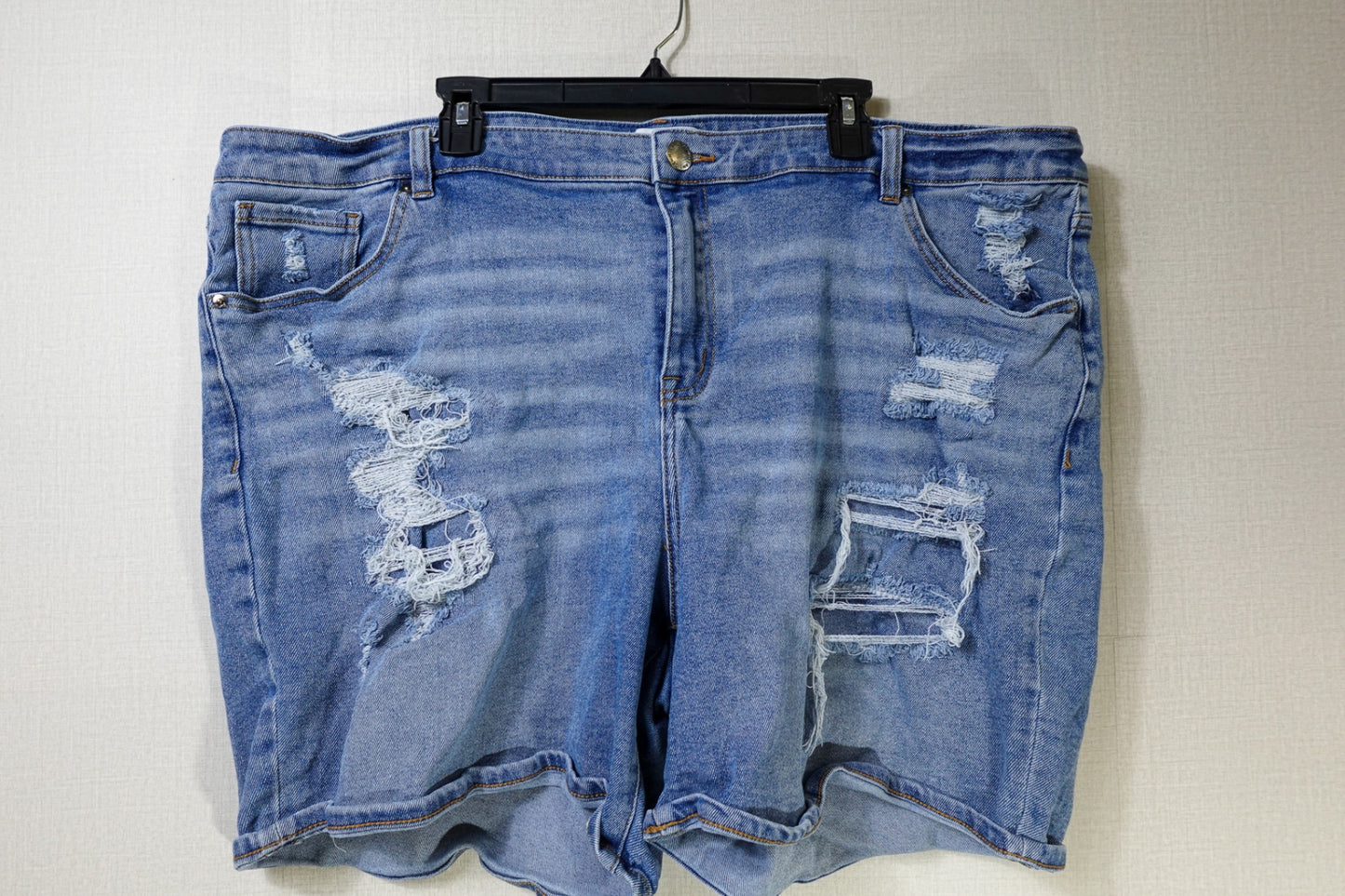 Lane Bryant, Shorts, 24, Denim, Cotton, Polyester, Spandex, Other Fiber