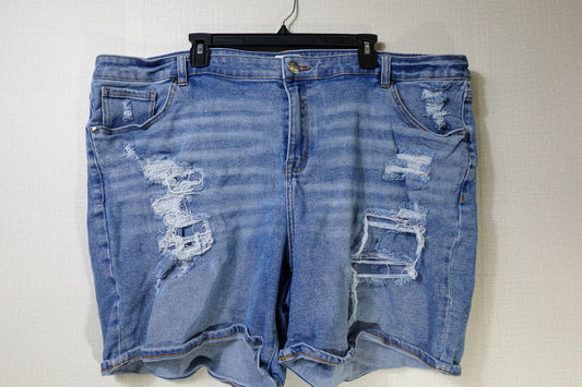 Lane Bryant, Shorts, 24, Denim, Cotton, Polyester, Spandex, Other Fiber