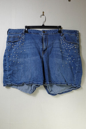 Lane Bryant, Shorts, 24, Cotton, Polyester, Spandex