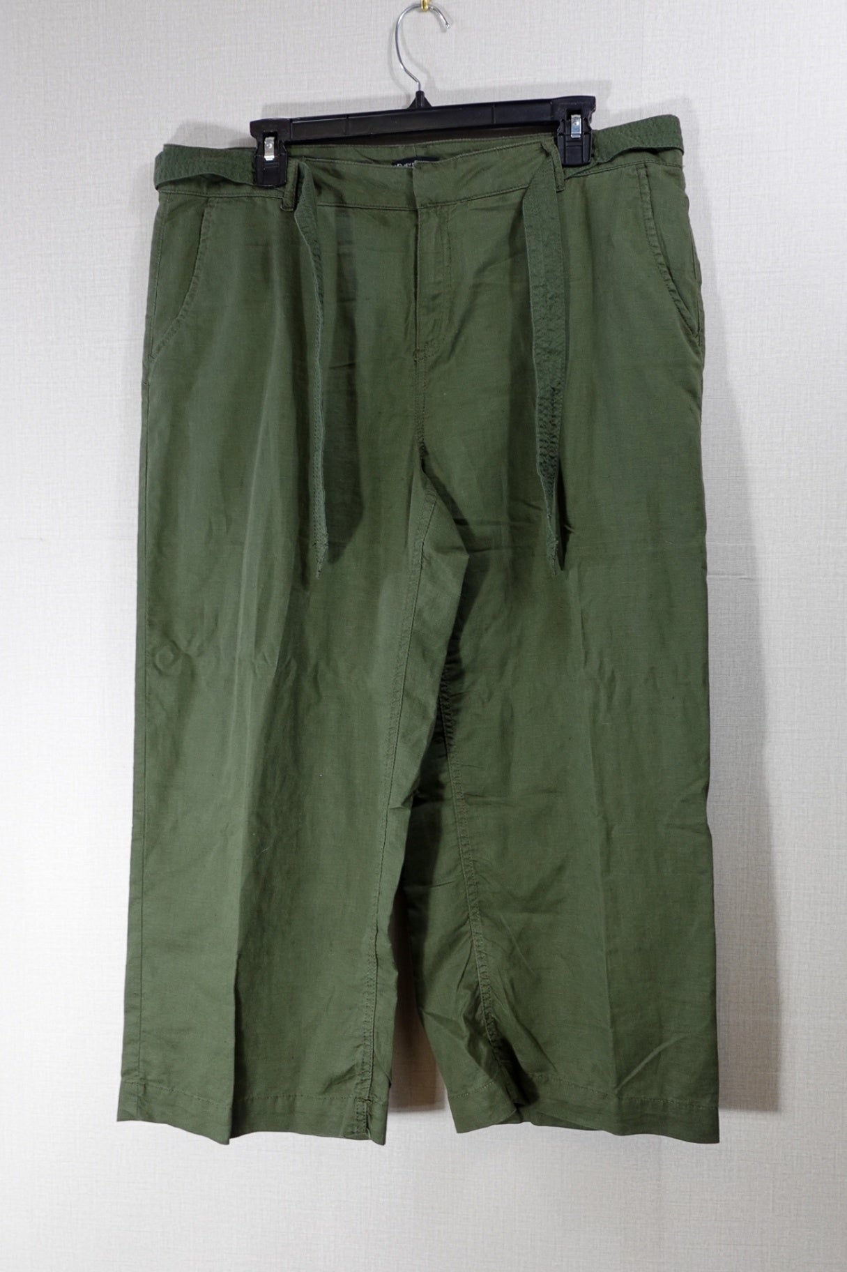 New Directions, Cropped Pants, 12, Linen, Cotton