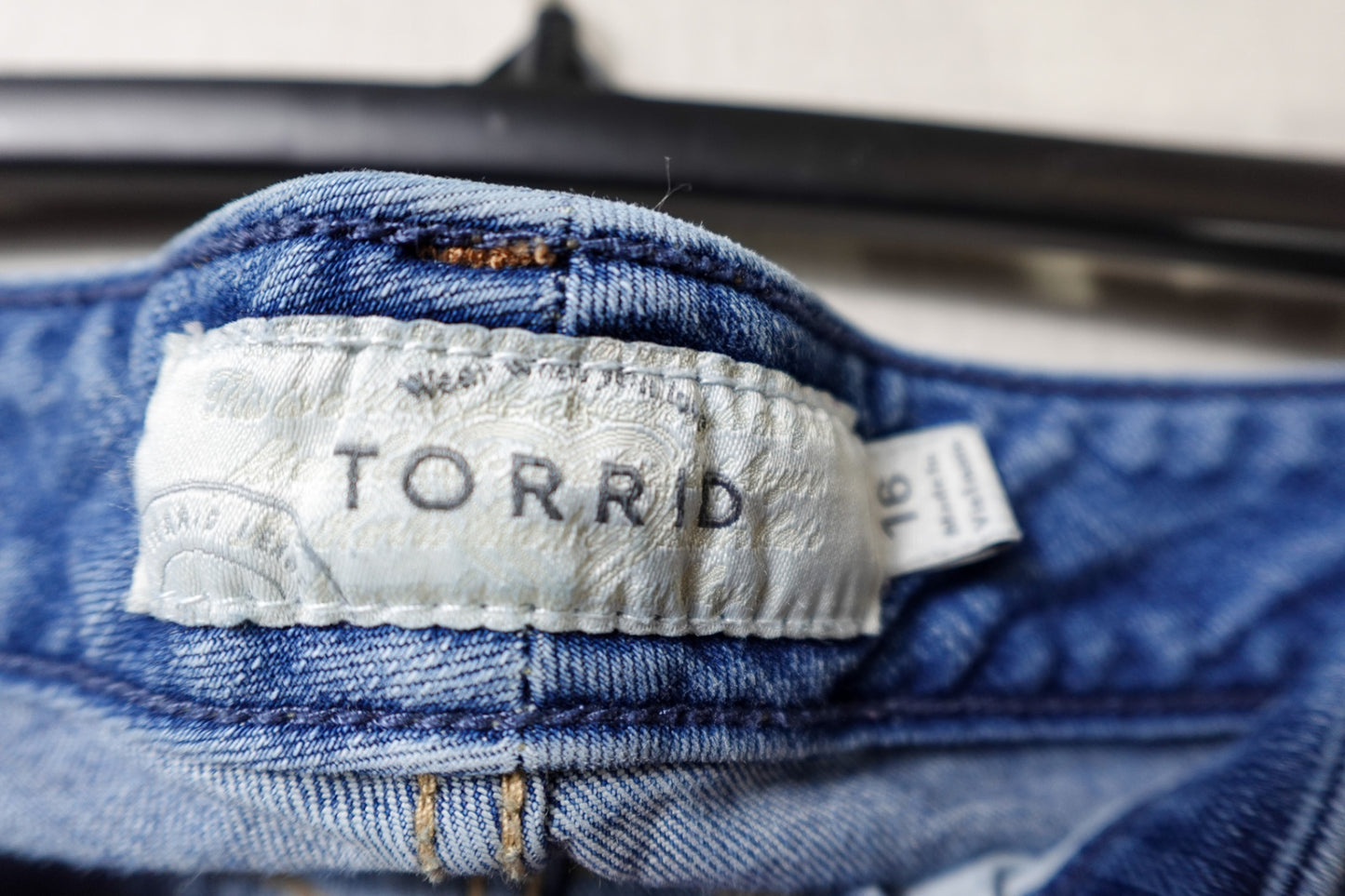 Torrid, Jeans Straight, 16, Cotton blend