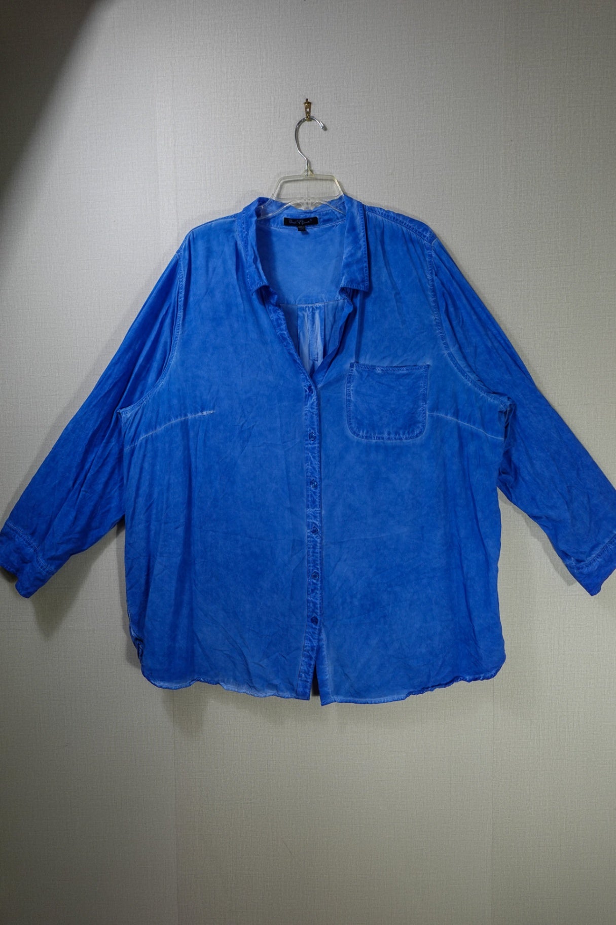 Velvet Heart, 3/4 Sleeve Top, 3X, Rayon