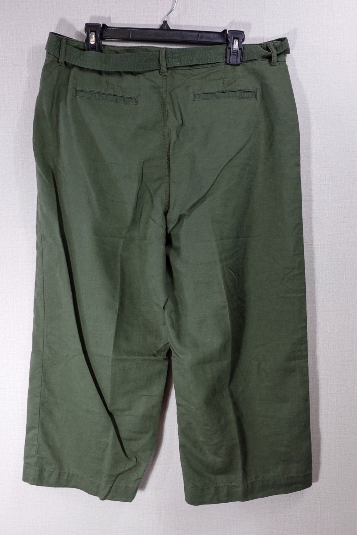 New Directions, Cropped Pants, 12, Linen, Cotton