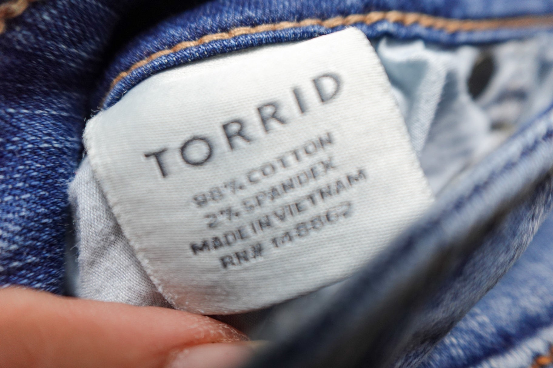 Torrid, Jeans Straight, 16, Cotton blend