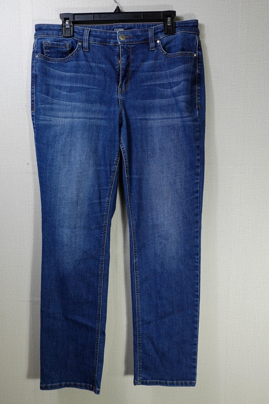 Crown & Ivy, Jeans Straight, 14R, Cotton blend