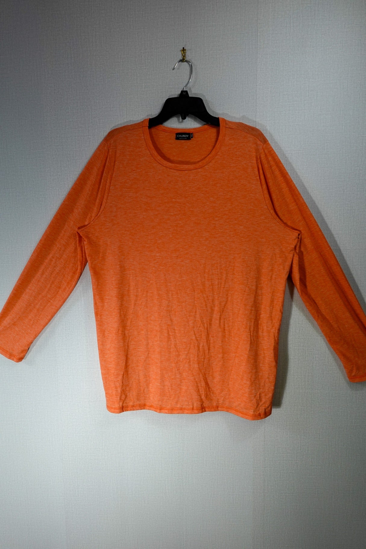 CHUNOY, Long Sleeves Top, 2X, Knit