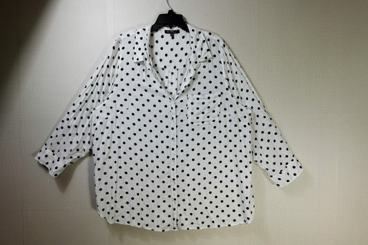 Velvet Heart, 3/4 Sleeve Top, 3X, Rayon