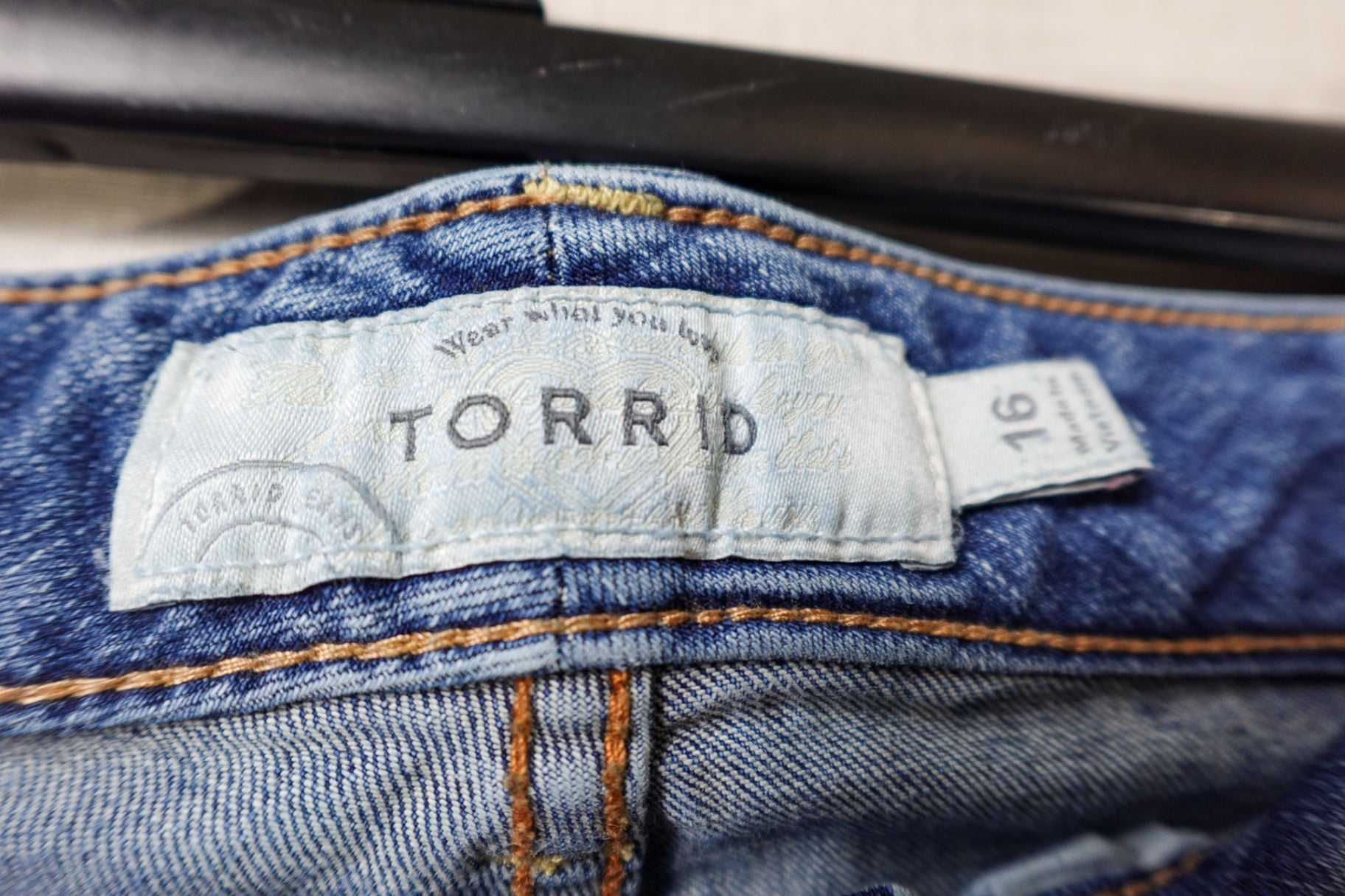 Torrid, Jeans Straight, 16, Cotton blend