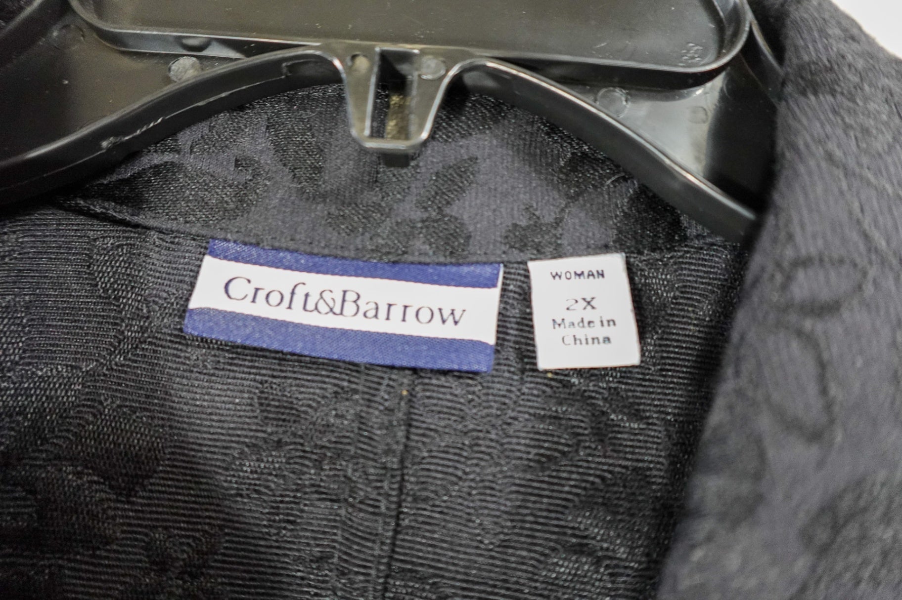 Croft & Barrow, Jacket, 2X, Cotton, Polyester