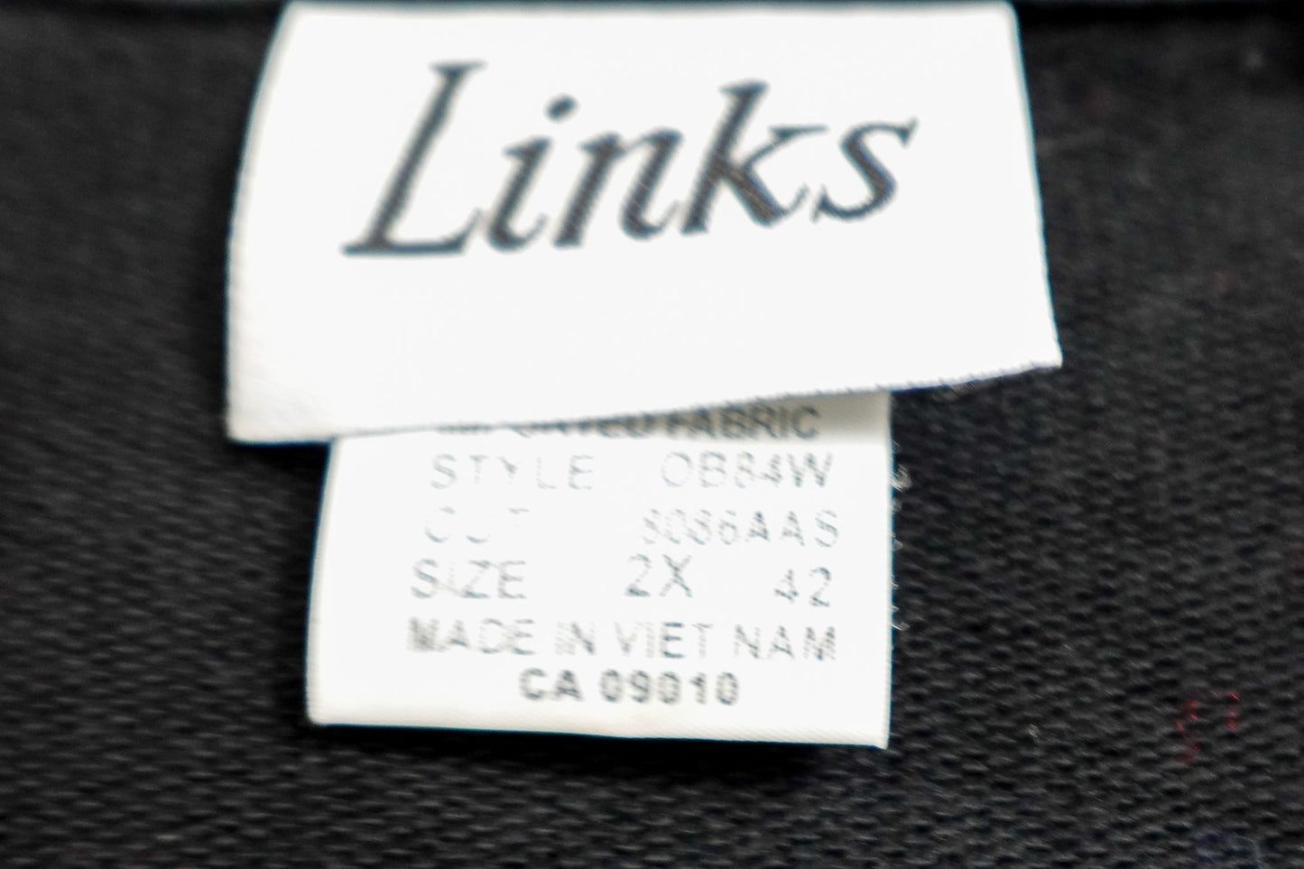 Links, Outerwear vest, 2X, Cotton, Polyester