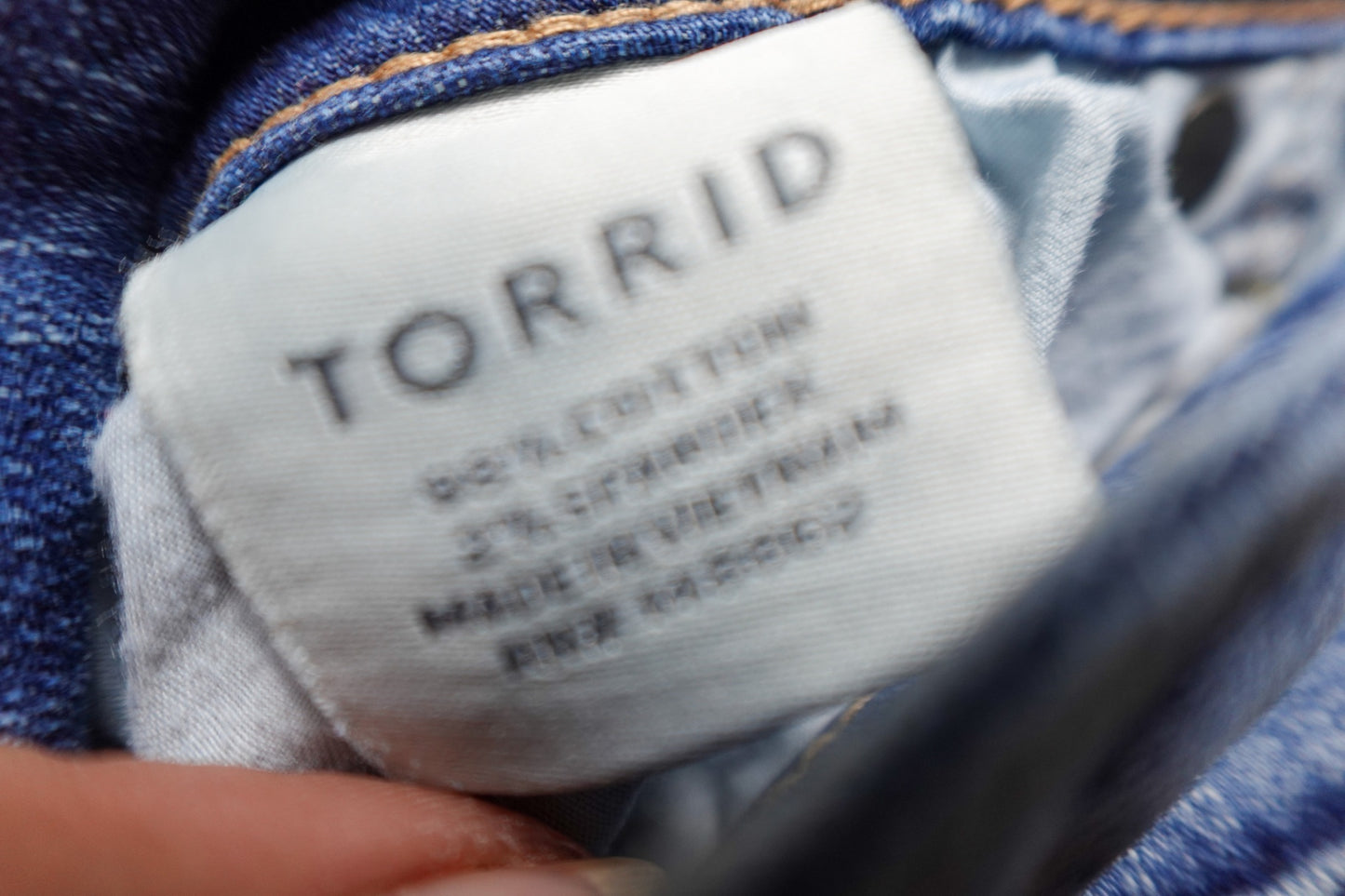 Torrid, Jeans Straight, 16, Cotton blend