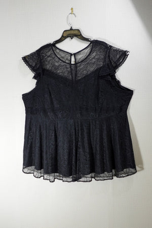 Torrid, Sleeveless Top, 3X, Nylon, Polyester