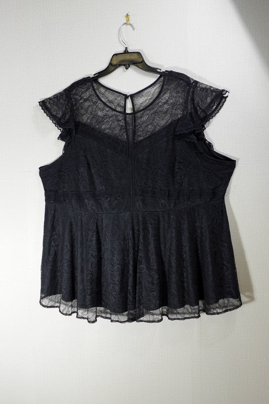 Torrid, Sleeveless Top, 3X, Nylon, Polyester