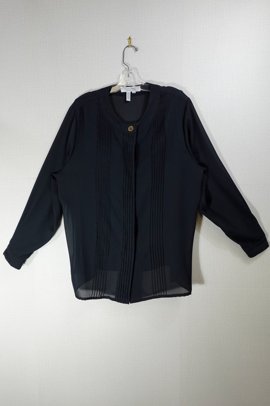 Laura & Jazmin, Vintage Long Sleeves Top, 18W, Polyester