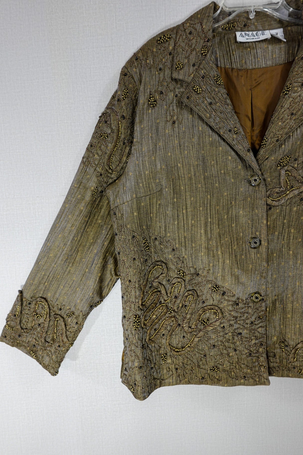 Anage , Vintage Light Jacket, 1X, Polyester