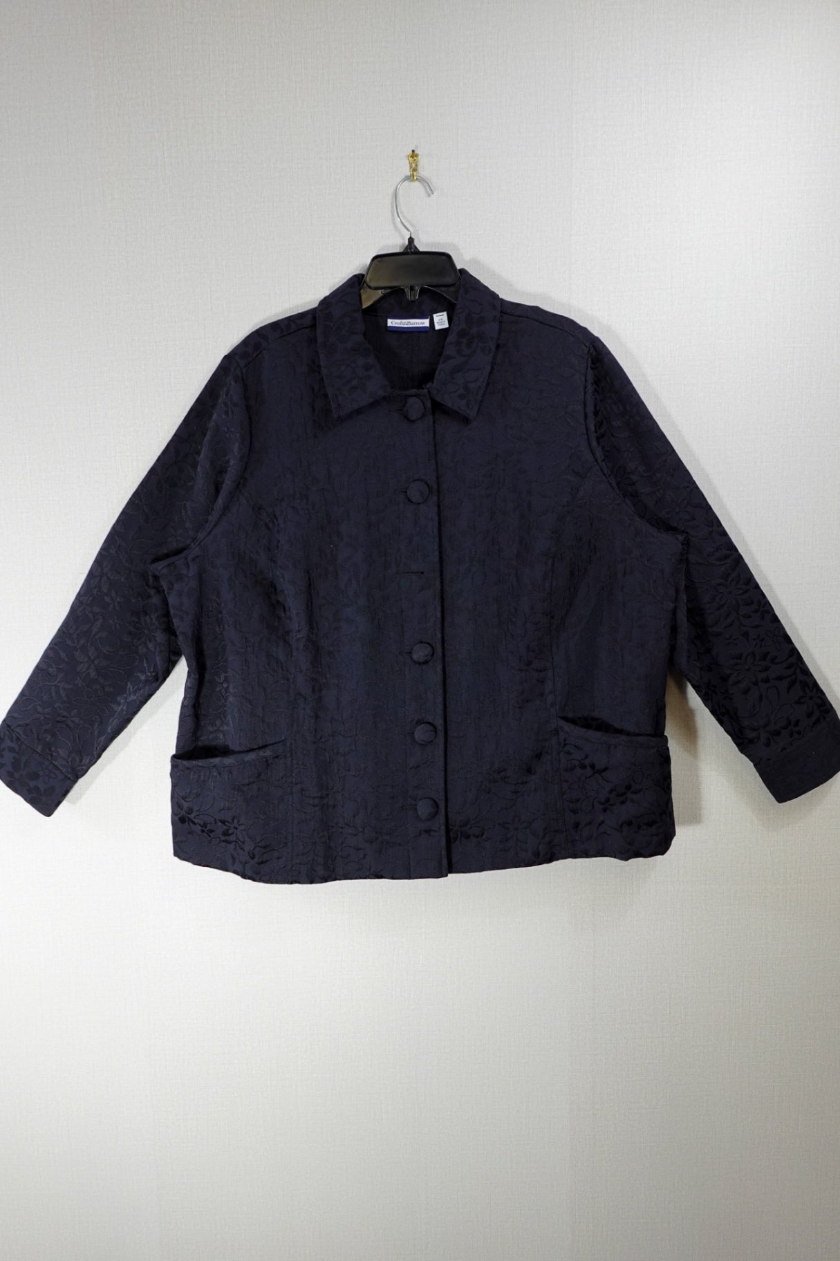 Croft & Barrow, Jacket, 2X, Cotton, Polyester
