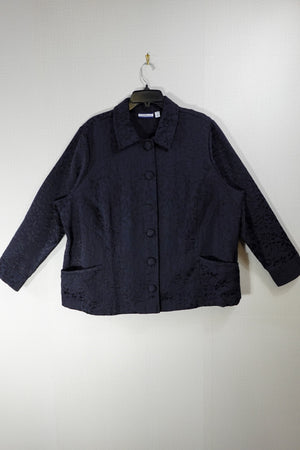 Croft & Barrow, Jacket, 2X, Cotton, Polyester