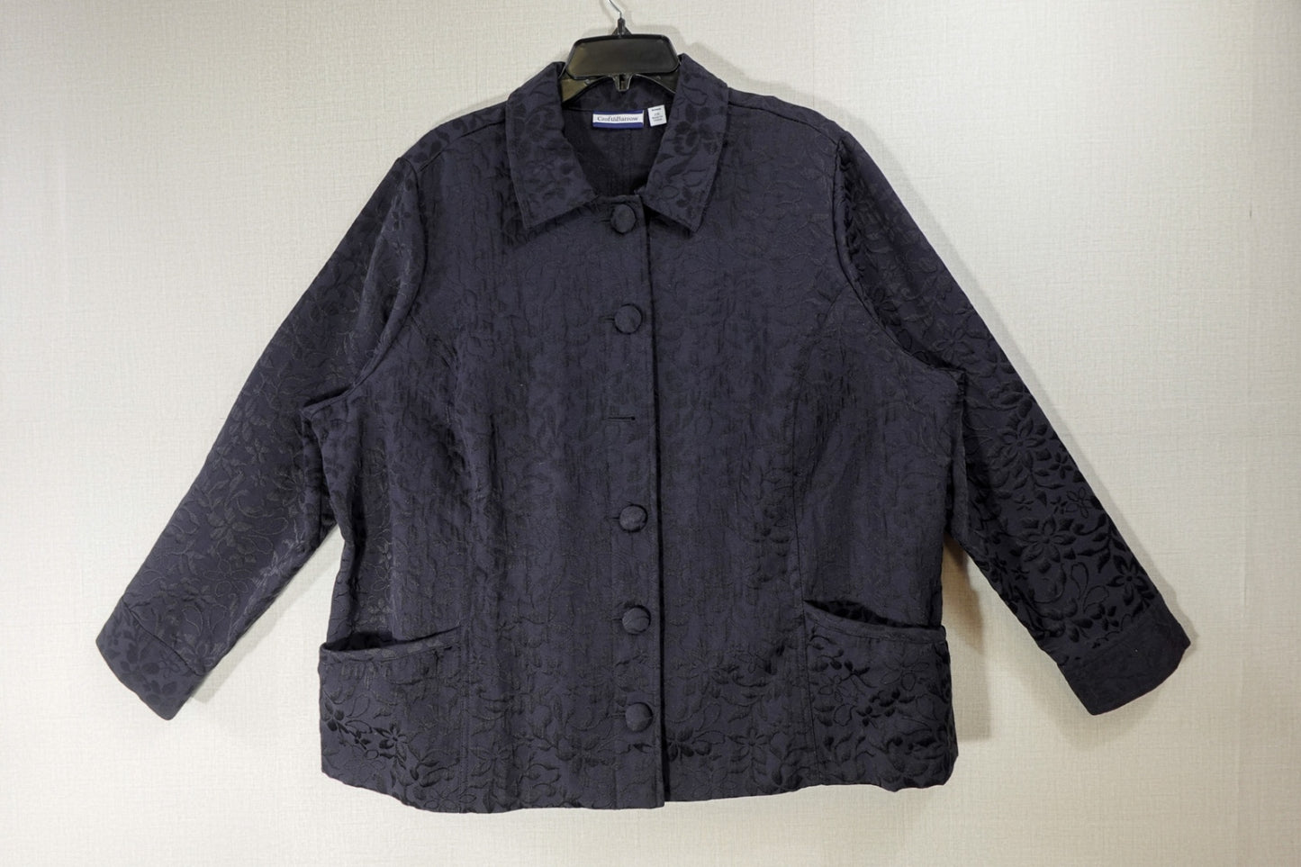Croft & Barrow, Jacket, 2X, Cotton, Polyester