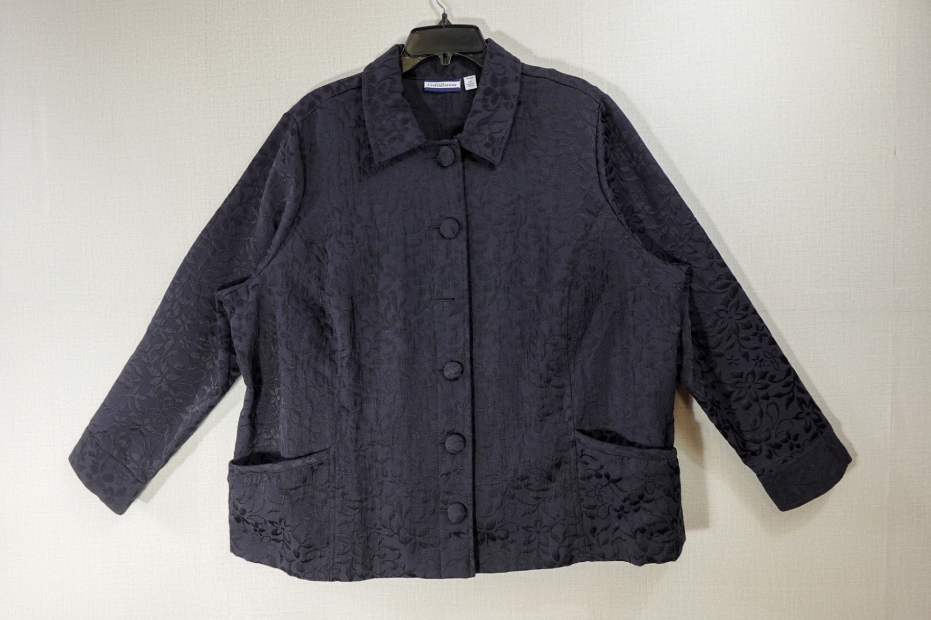 Croft & Barrow, Jacket, 2X, Cotton, Polyester