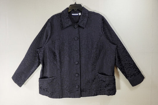 Croft & Barrow, Jacket, 2X, Cotton, Polyester