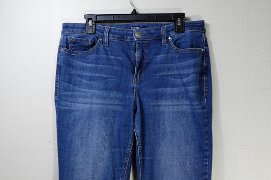 Crown & Ivy, Jeans Straight, 14R, Cotton, Polyester, Elastane, Other Fiber