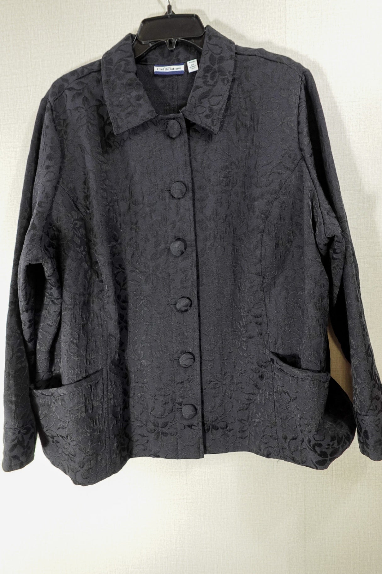 Croft & Barrow, Jacket, 2X, Cotton, Polyester