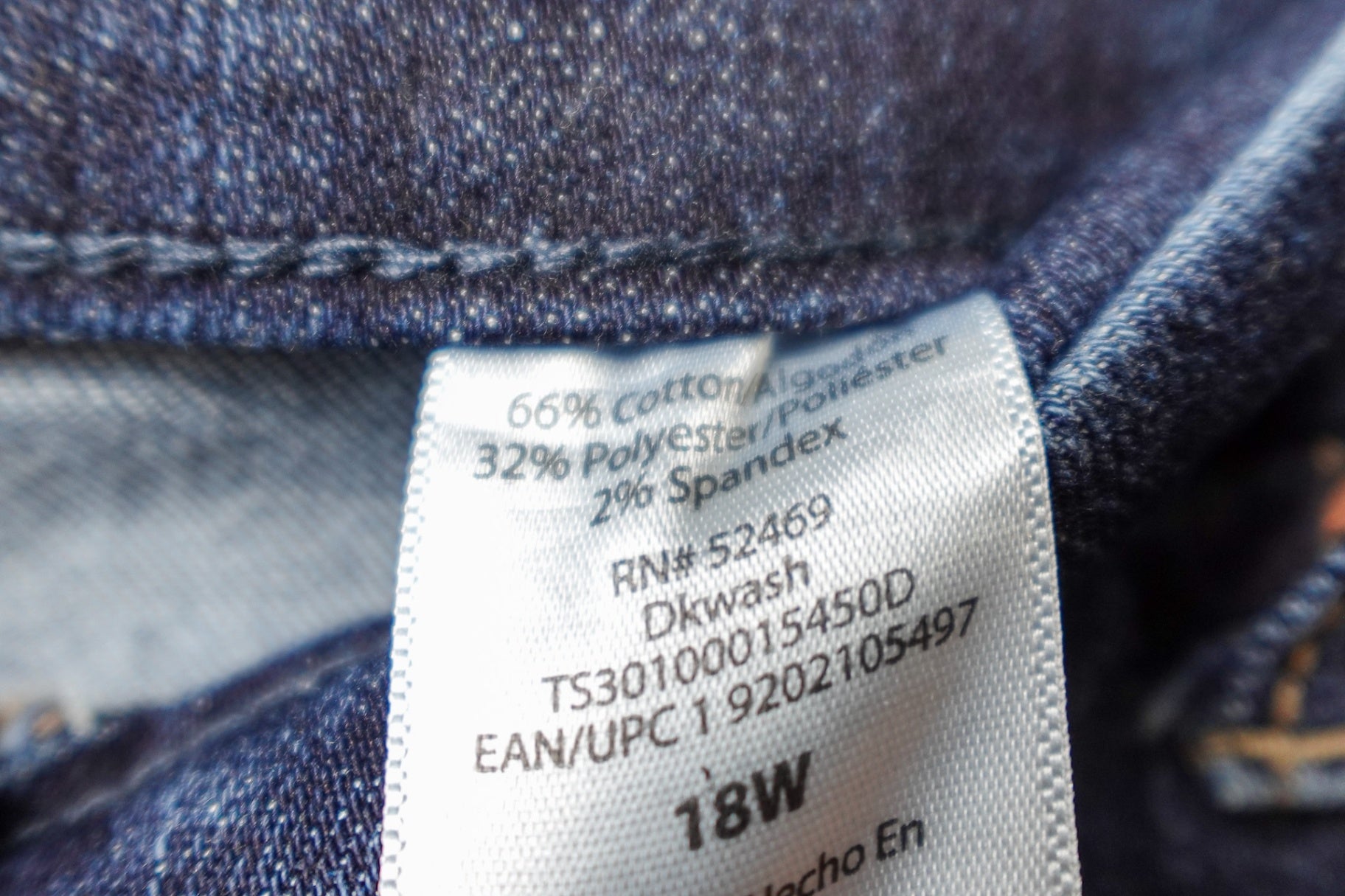 Terra & Sky, Jeans, 18W, Cotton, Polyester, Spandex