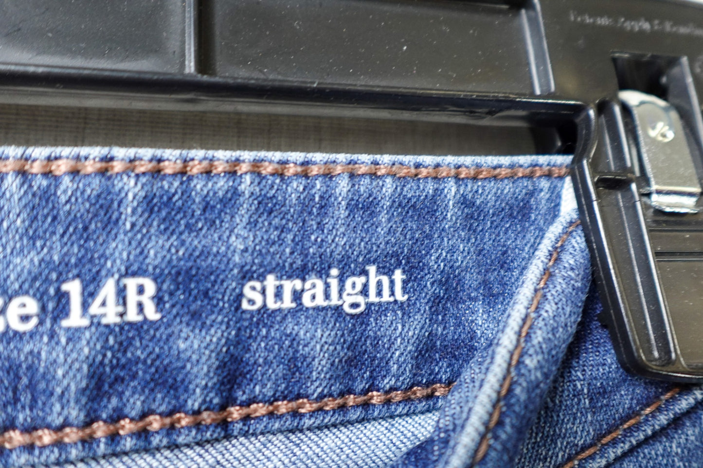 Crown & Ivy, Jeans Straight, 14R, Cotton blend