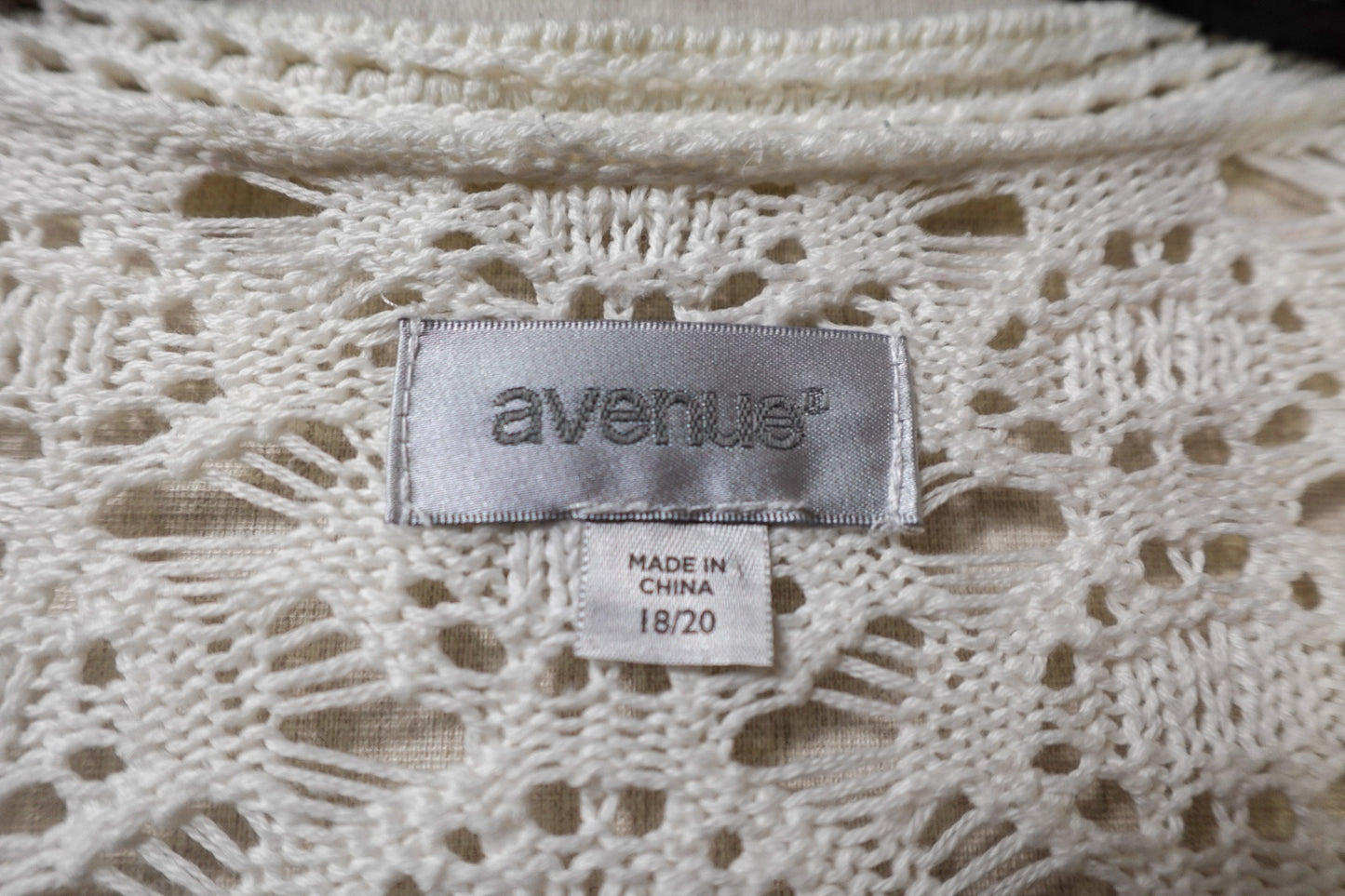 Avenue, Cardigan, 18/20, Cotton